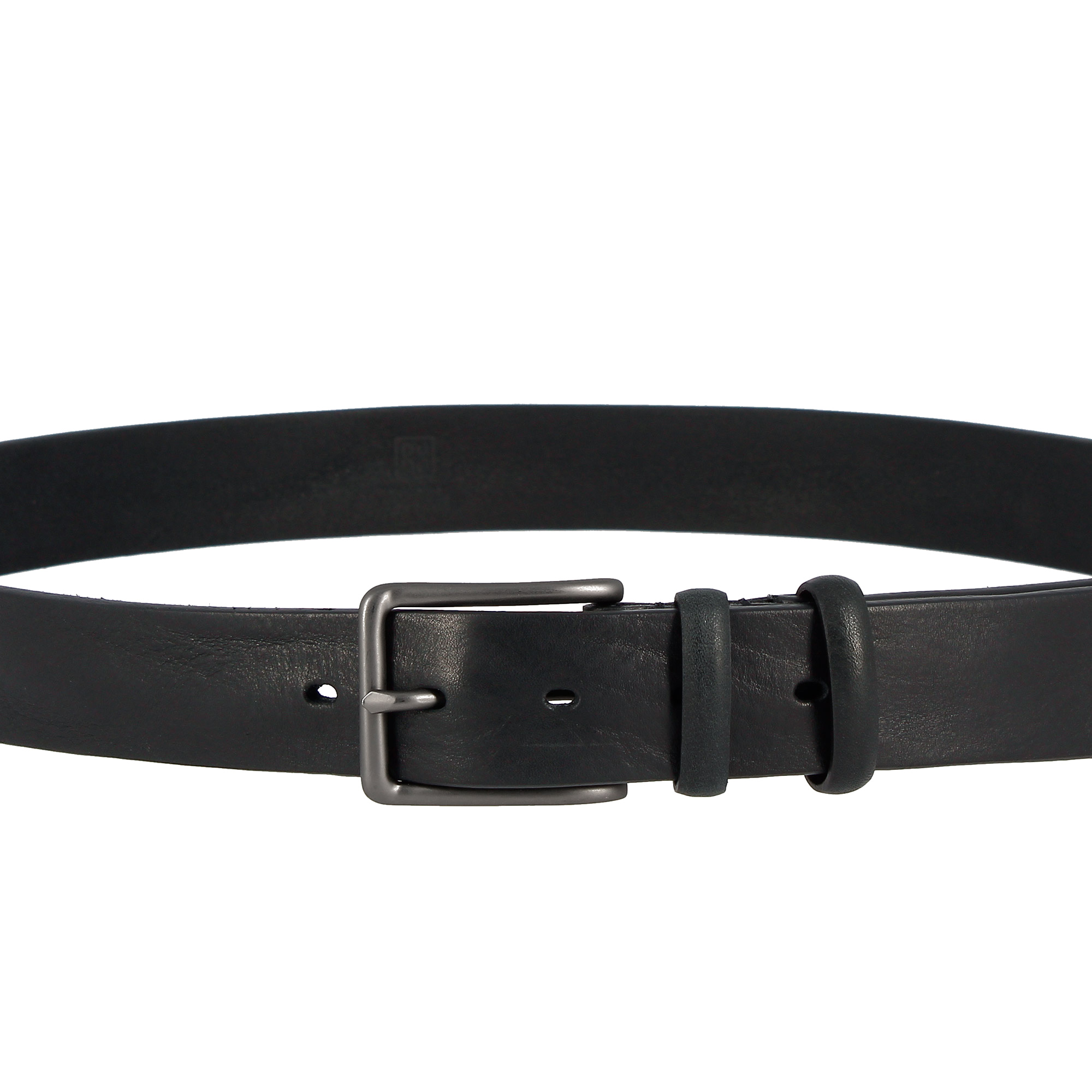 DUDU Leather Belt for Men Women Vintage Style Shortened Made in Italy H 35mm - Picture 7 of 12