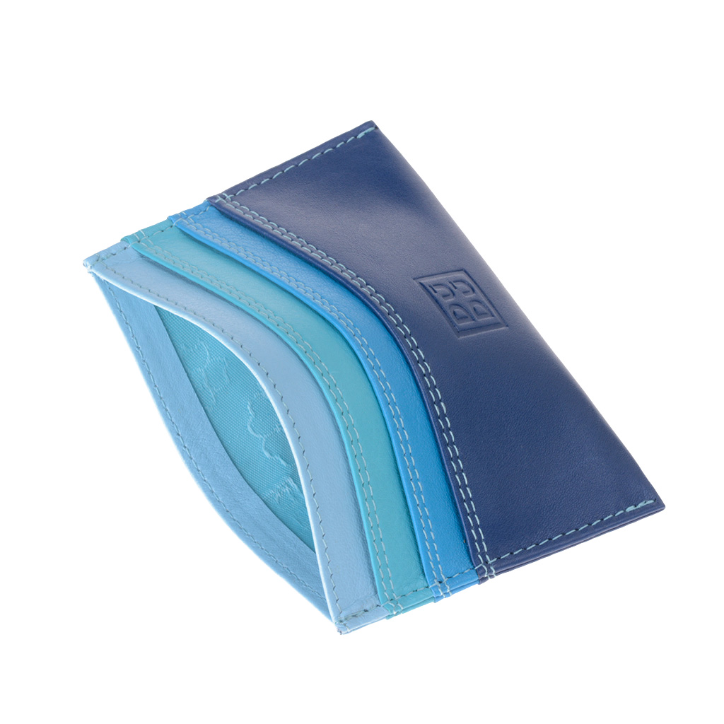 Porta carte di credito colorato in pelle Nappa 6 tasche DUDU - Picture 12 of 63