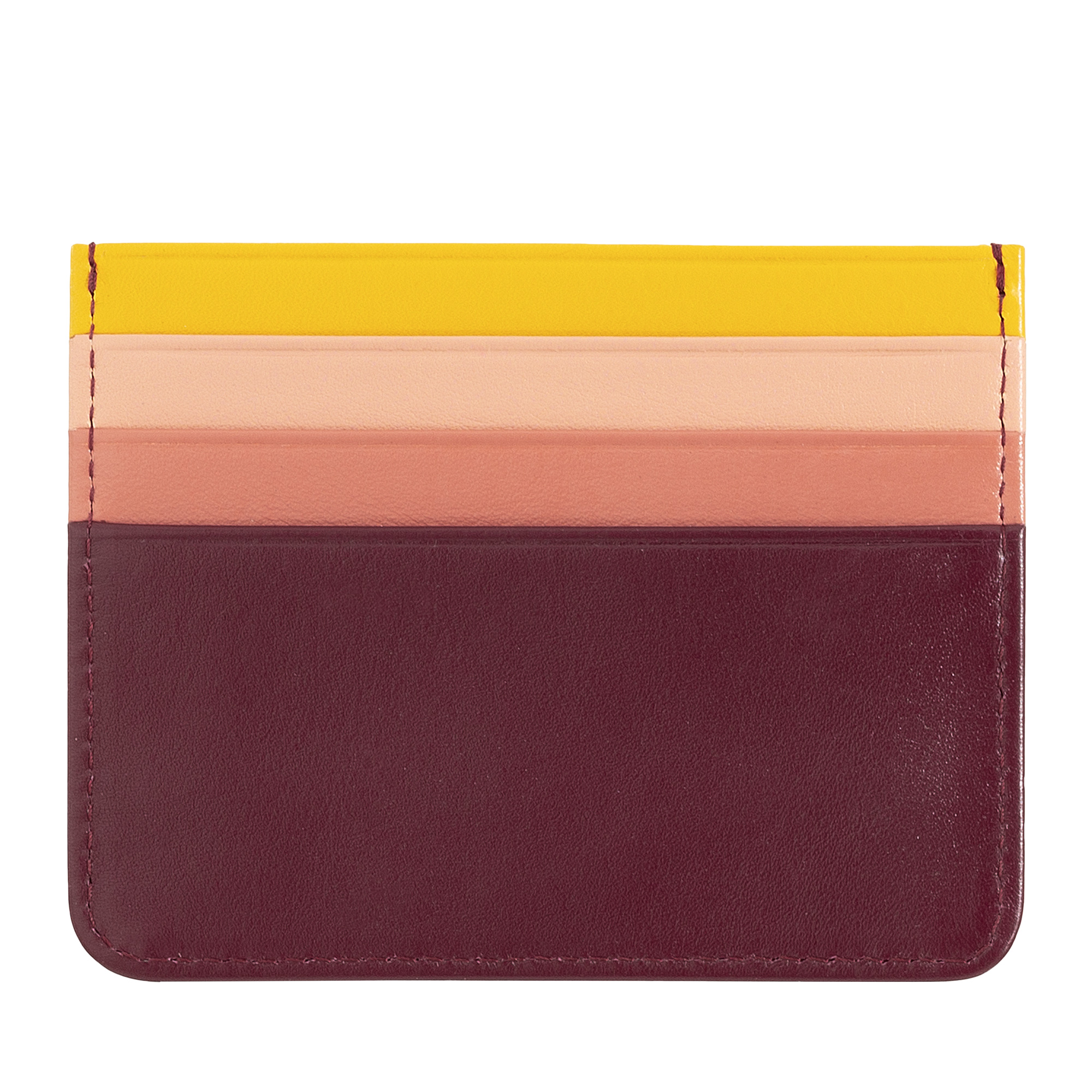 Porta carte di credito colorato in pelle Nappa 6 tasche DUDU - Picture 16 of 63