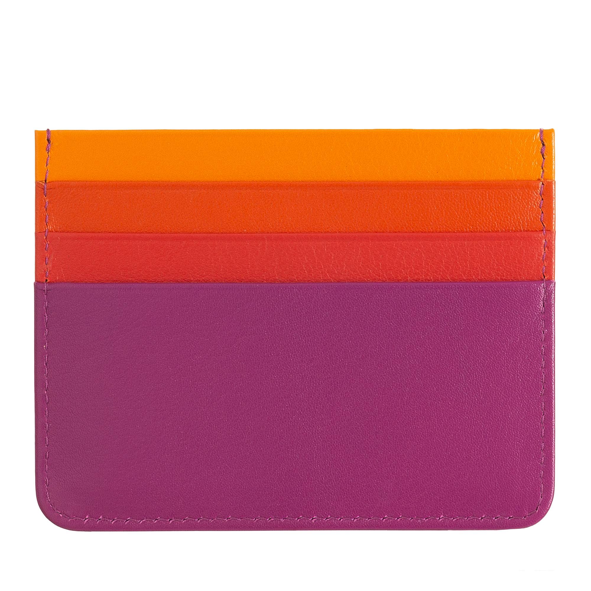 Porta carte di credito colorato in pelle Nappa 6 tasche DUDU - Picture 25 of 63