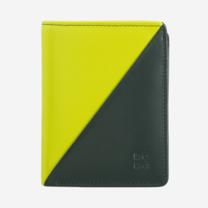 Women's small leather RFID bifold wallet