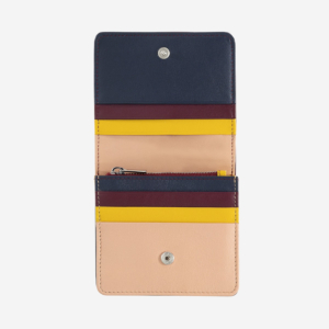 Kleine RFID-Damen-Brieftasche aus weichem Leder