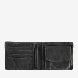 vintage mens leather wallet with coin pouch