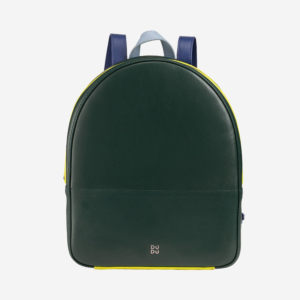 Small multi colored leather backpack